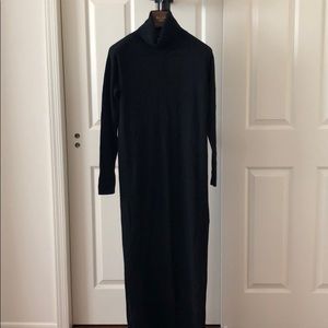 WON HUNDRED wool-blend turtle neck dress